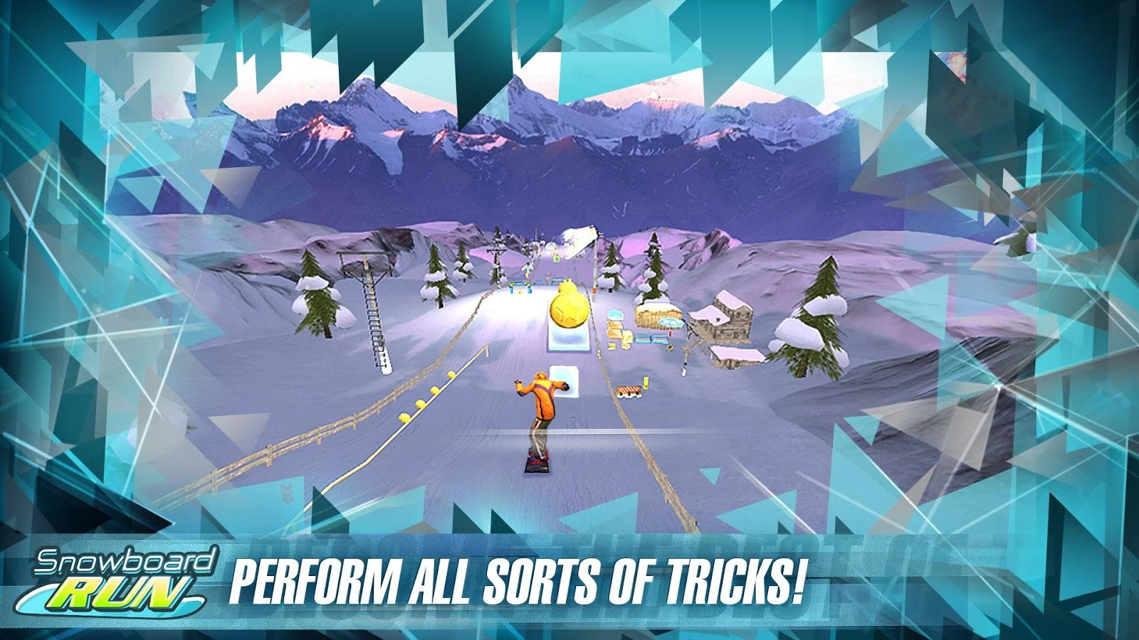 Snowboard Run V1.3 Mod APK [Desbloqueado y Dinero Ilimitado] Full para android