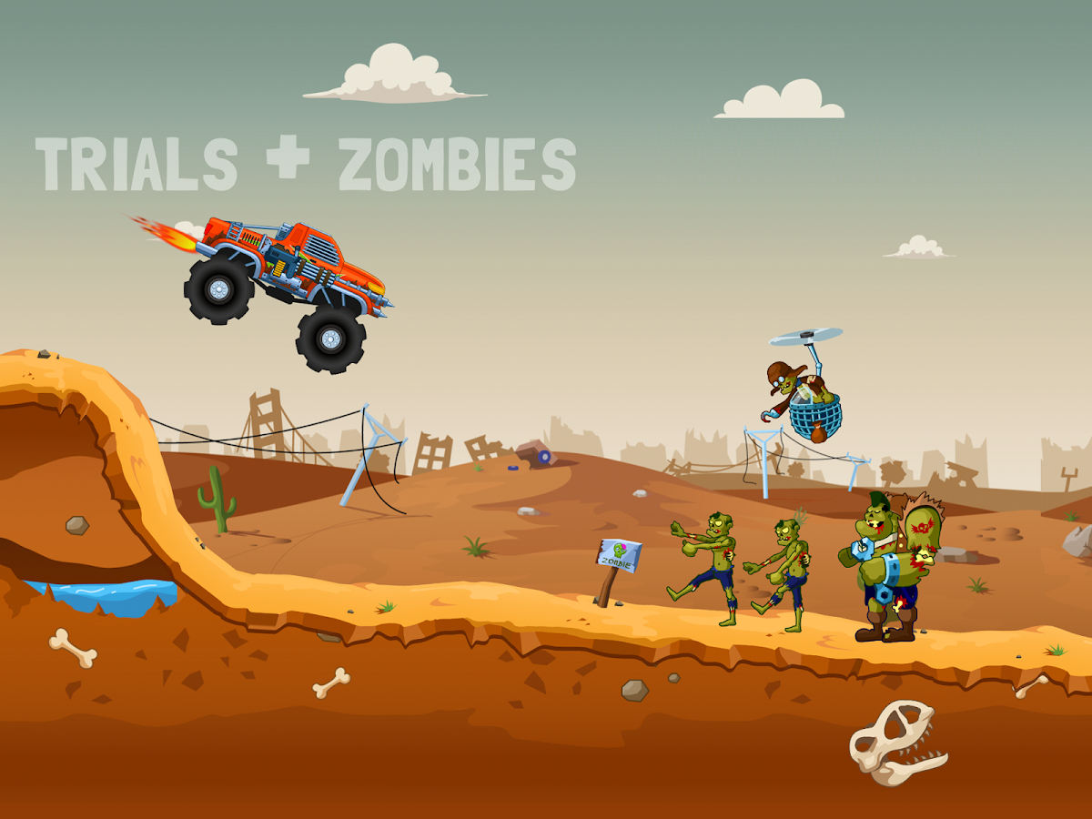 Zombie Road Trip Trials V2.6.10 APK Mod [FULL + DINERO ILIMITADO]