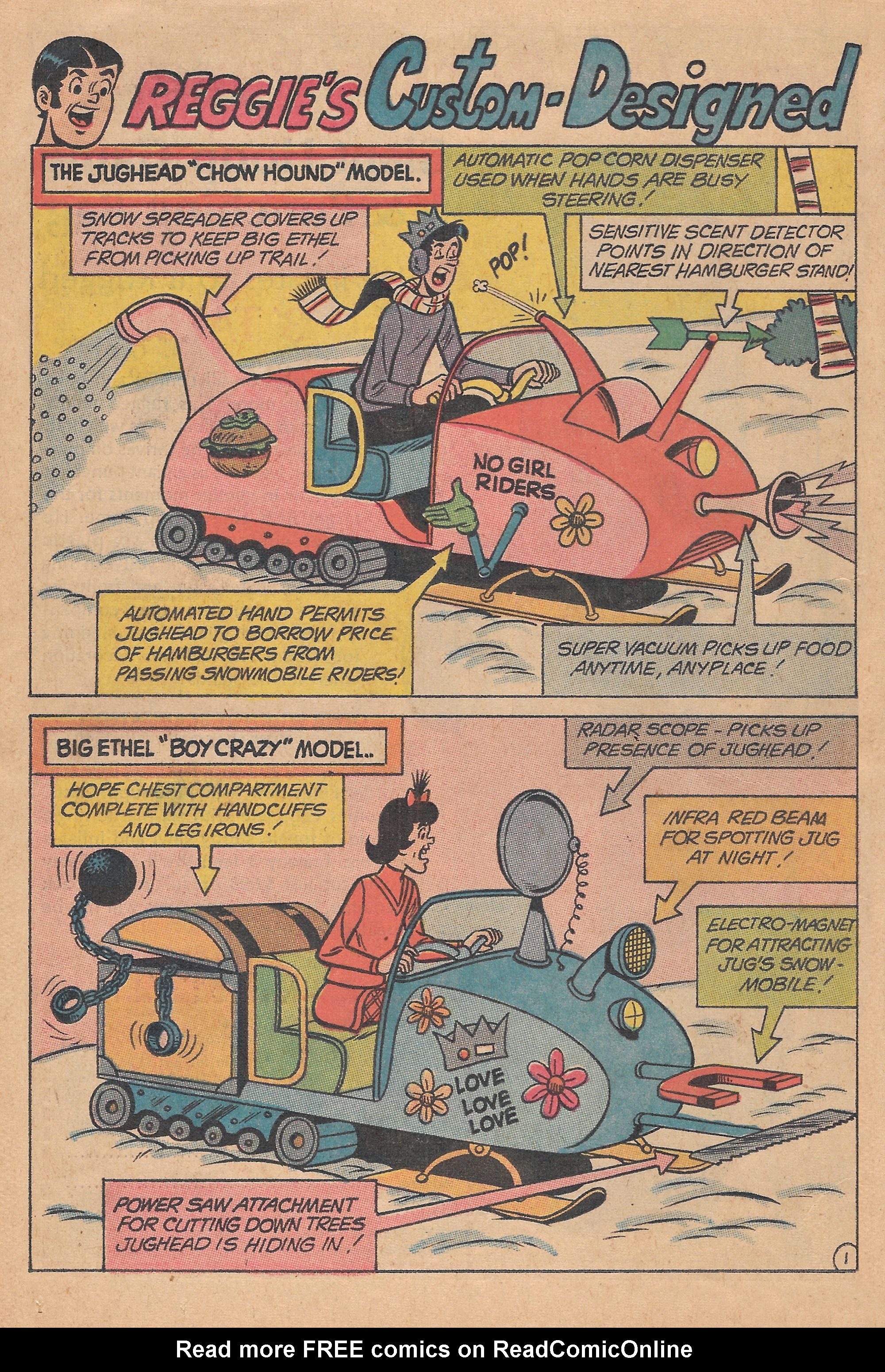 Read online Reggie's Wise Guy Jokes comic -  Issue #12 - 18