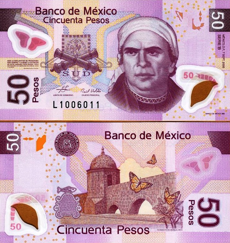 Cuanto Mide Un Billete De 50