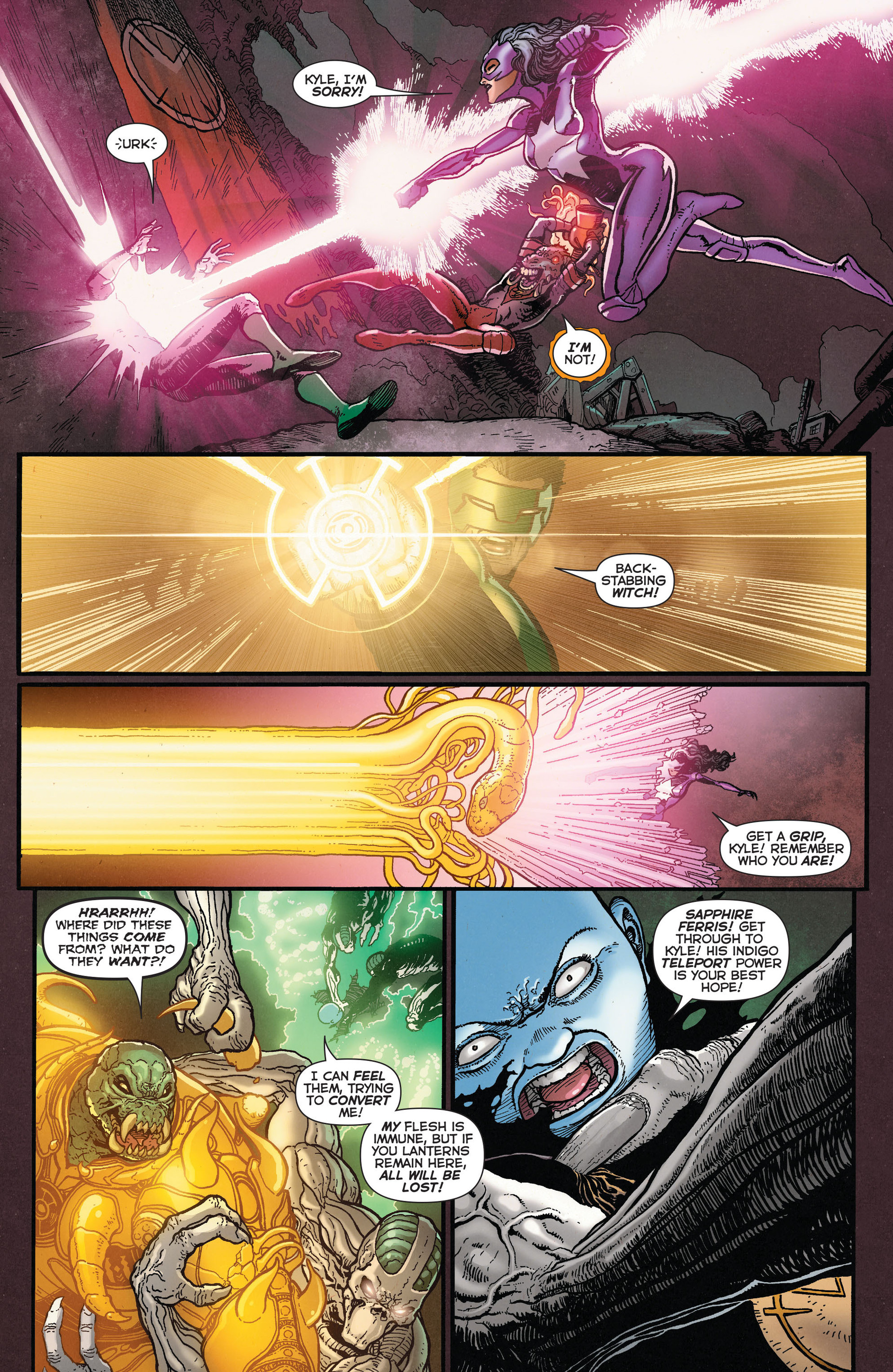 Read online Green Lantern: New Guardians comic -  Issue #15 - 19