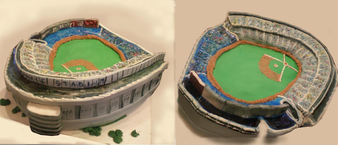 Artnscience Creations Yankee Stadium Cake