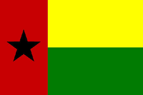 LAMINAS PARA COLOREAR - COLORING PAGES: Mapa y Bandera de Guinea Bissau