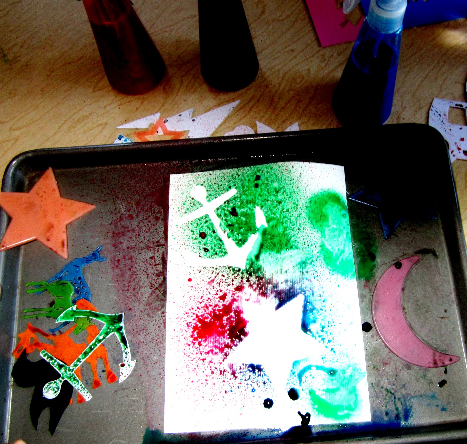 art and soul preschool Spray Painting