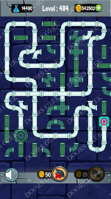  Plumber 3: Plumber Pipes Connect Level 484 Solution, Cheats, Walkthrough for android, iphone, ipad and ipod