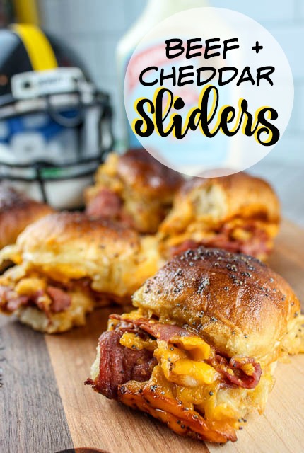 Beef and Cheddar Sliders 