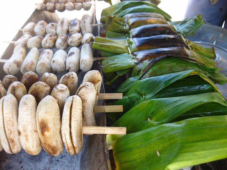 Cambodian Delicious Snacks Made from Banana Cam Oldies