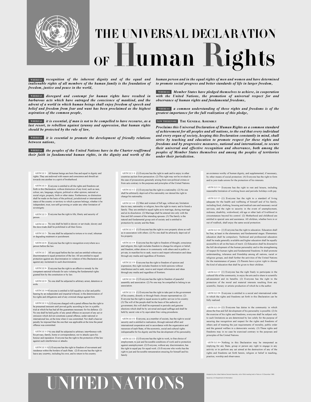 Dichiarazione Diritti Umani