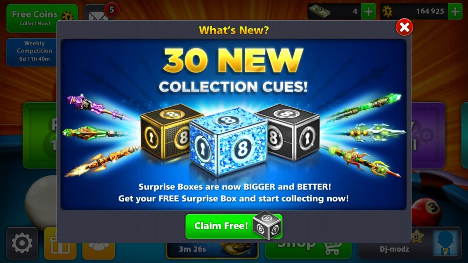 8 Ball Pool 3.11.0 Latest Version With New 30 Cues Leaked By ... - 