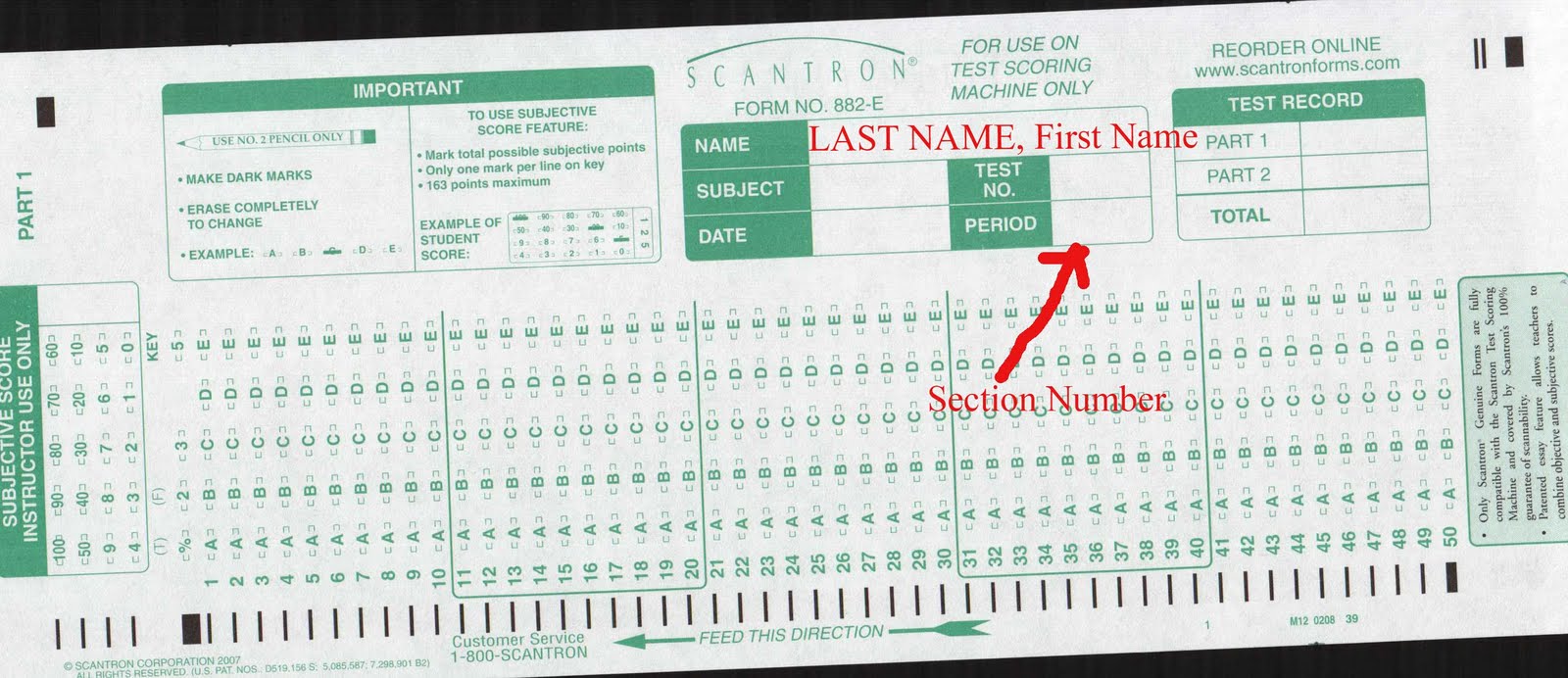 OEA News ARE YOU WASTING YOUR TIME BUBBLING IN SCANTRONS?