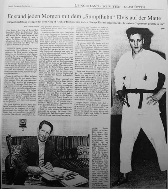 Christoph Roos: Jürgen Seydel- Elvis&rsquo; Karatetrainer
