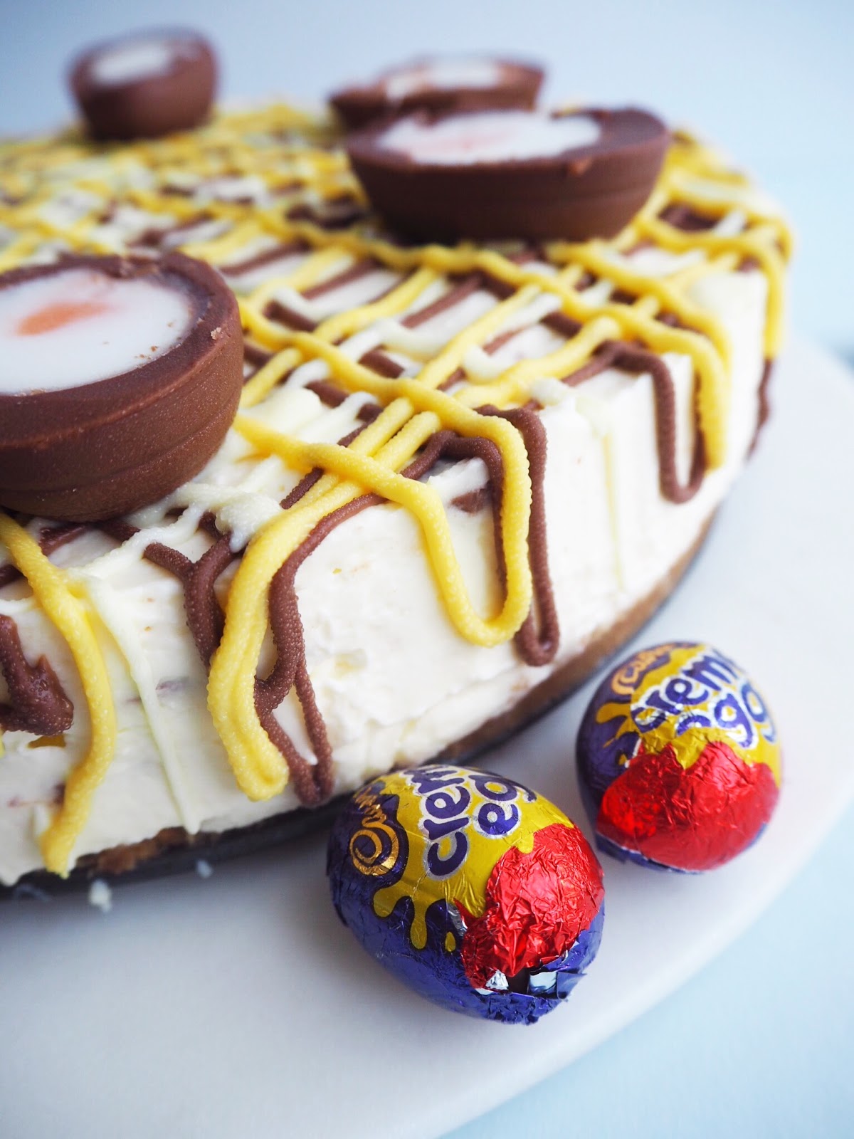 Recipe Creme Egg Cheesecake Recipe Rachel Emily