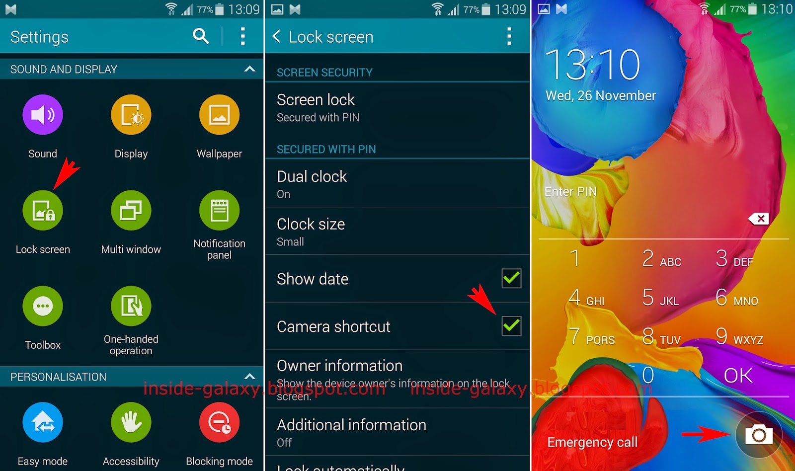 Inside Galaxy Samsung Galaxy S5 How to Enable and Use Camera Shortcut