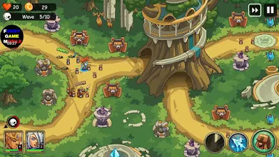 لعبة الدفاع الإستراتيجية Empire Warriors TD مهكرة للأندرويد - تحميل مباشر