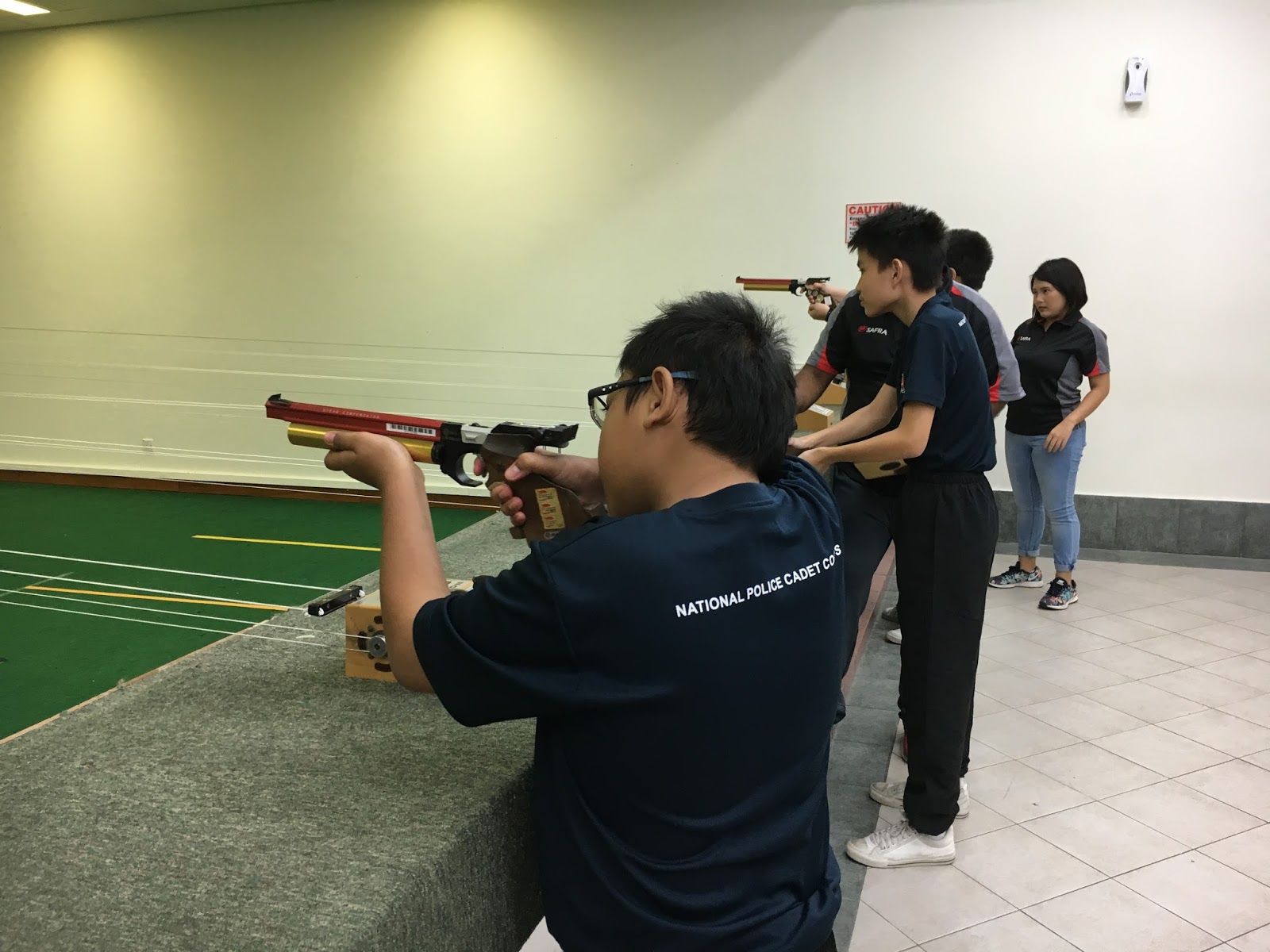 Sec 1 Air Pistol Shoot Yishun SAFRA