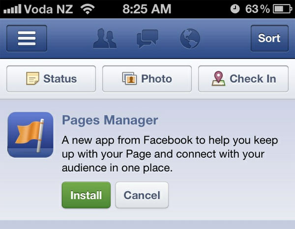 Into the Mind! Facebook Page Manager for iPhone is here!