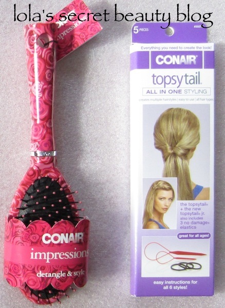 lola's secret beauty blog: Conair InfinitiPRO Steam Waver, Conair  Impressions Detangle & Style Brush, and Conair Topsy Tail All in One  Styling Set Reviews