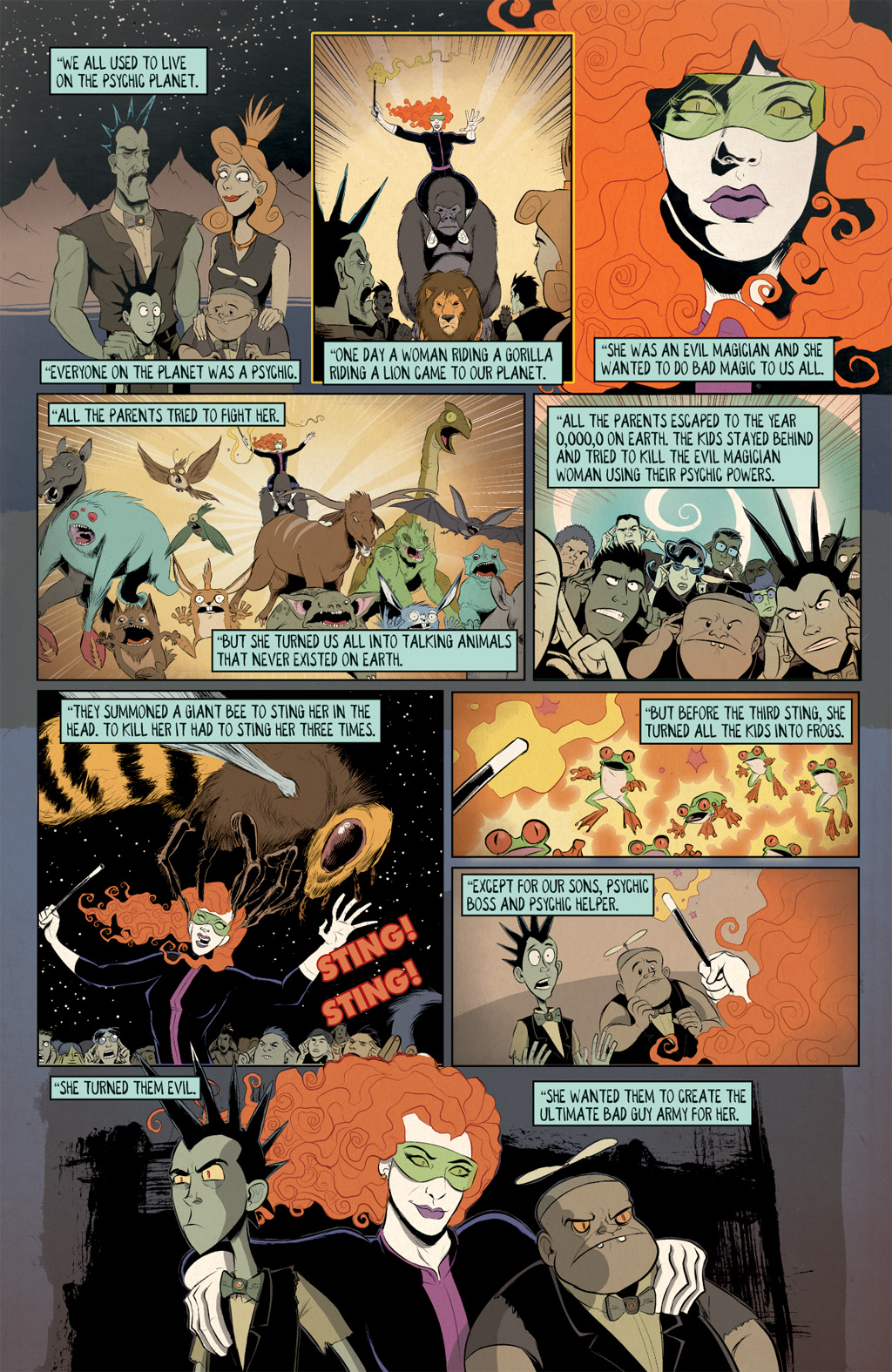 Read online Axe Cop: Bad Guy Earth comic -  Issue #3 - 4