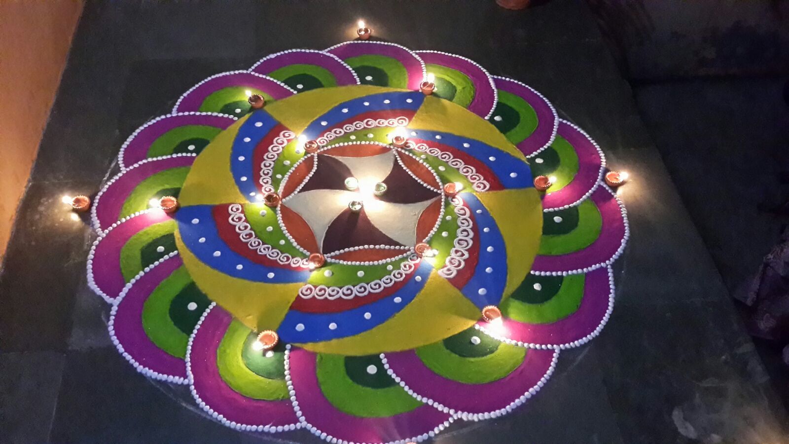 Beautiful Rangoli Designs Happy New Year 2016 Rangoli Designs