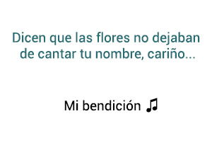 Juan Luis Guerra 4 40 Mi Bendición significado de la canción.