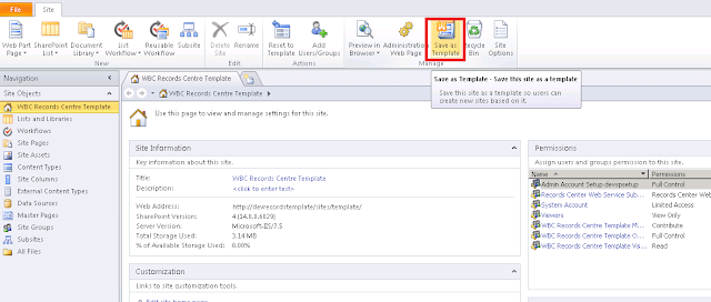 Matt's SharePoint Blog: Creating a SharePoint 2010 Site collection template