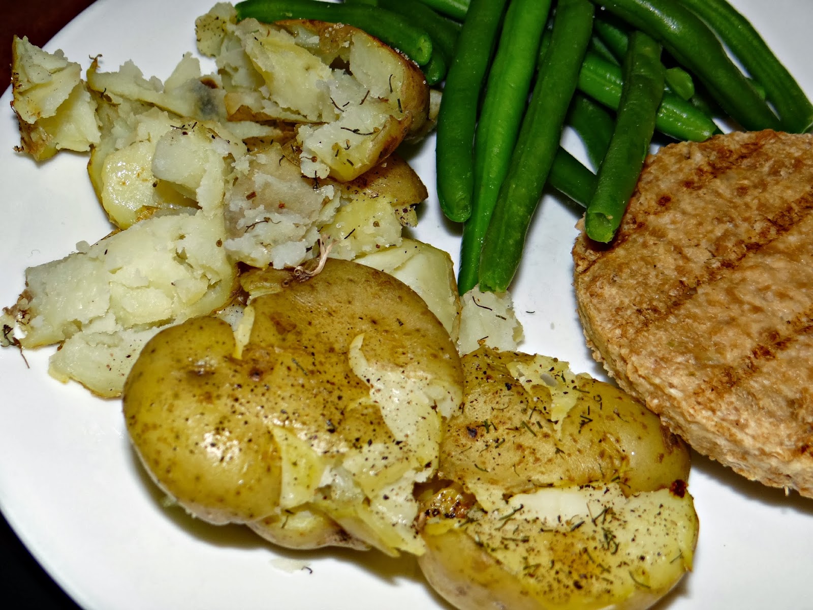 emjay's course: Dill Smashed Potatoes emjay's course: Dill Smashed Potatoes