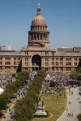 Educators March On Austin...