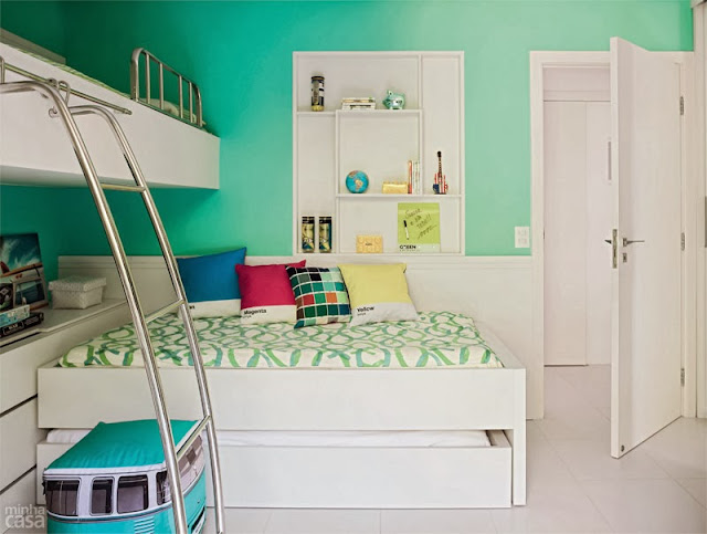 Antes e Depois do Apartamento decorado 60 m²: planejado e com personalidade. Blog Achados de Decoração