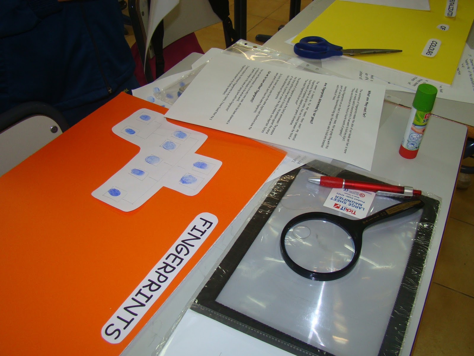 Science Magazine: Investigating fingerprints - Science fair project
