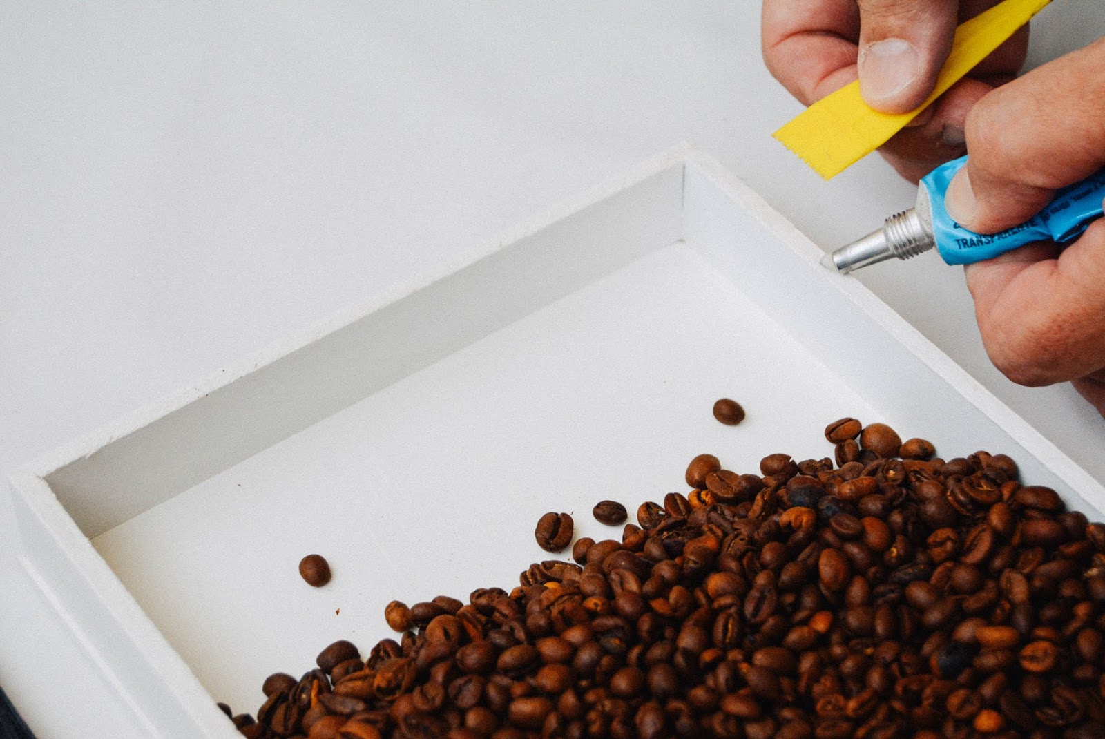 DIY Coffee Beans Frame / Tutorial Cuadro granos de cafe Agus