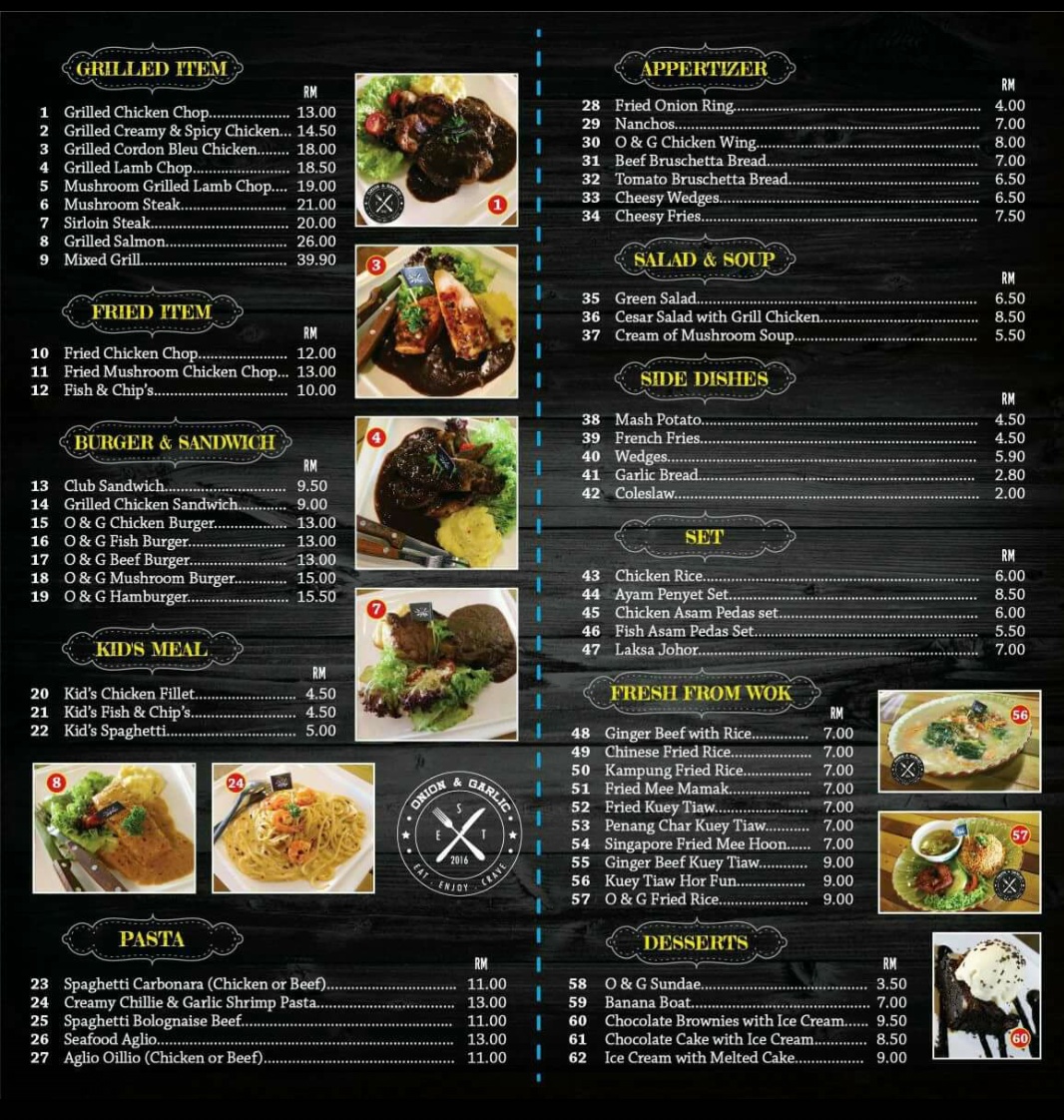 Lunch di Onion & Garlic Cafe