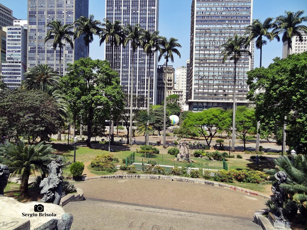 Aquarela De São Paulo - Praça Ramos De Azevedo Garoando - A3