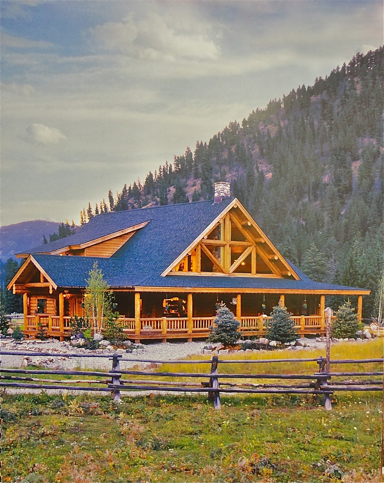 News and Announcements from Jack Mountain View Log Home with 10" logs