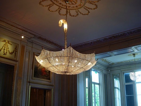 Chandelier with Umbrella