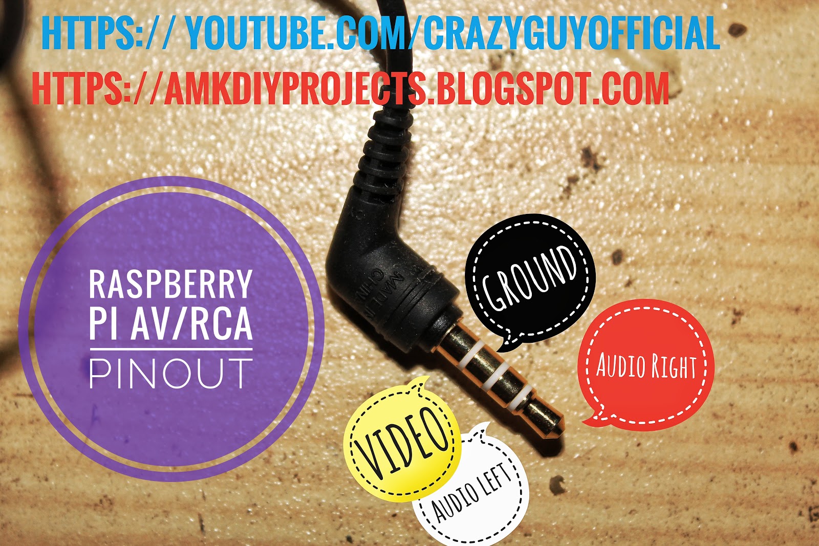 D.I.Y. Projects D.I.Y. Make RCA/AV Cable for Raspberry pi (using