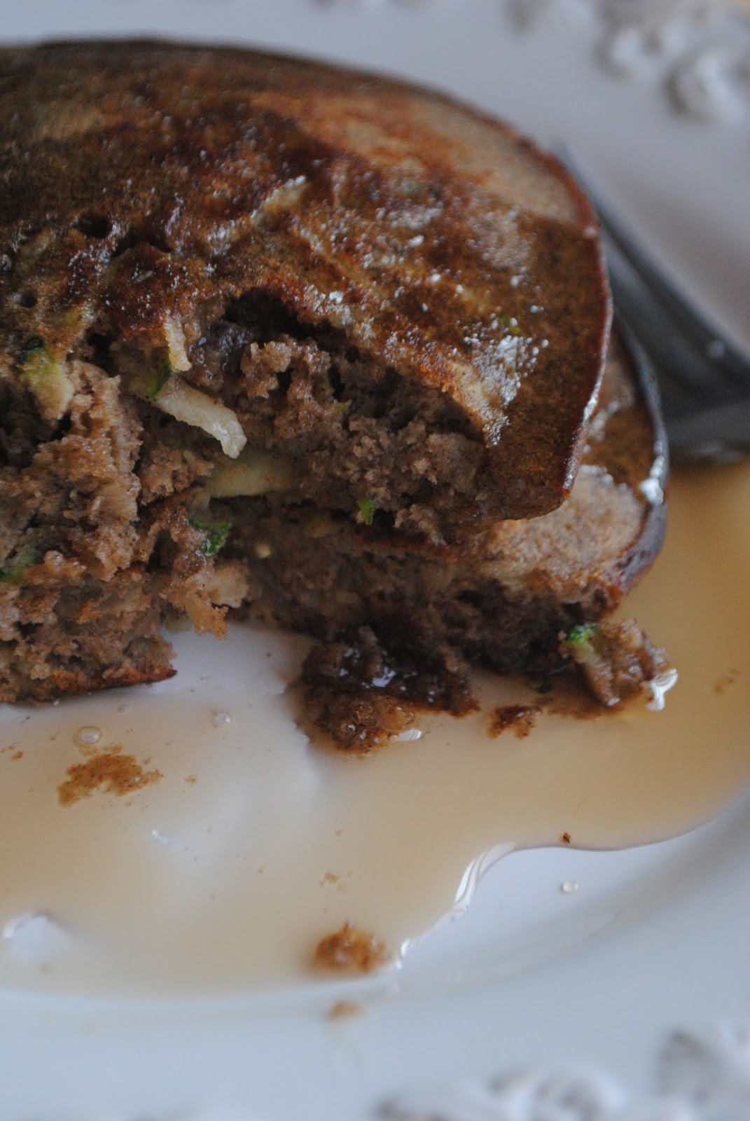 Apple Zucchini Buckwheat Pancakes