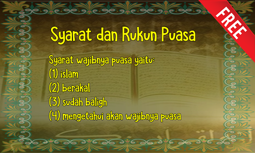Pengertian Syarat Rukun Puasa Ramadhan 2019