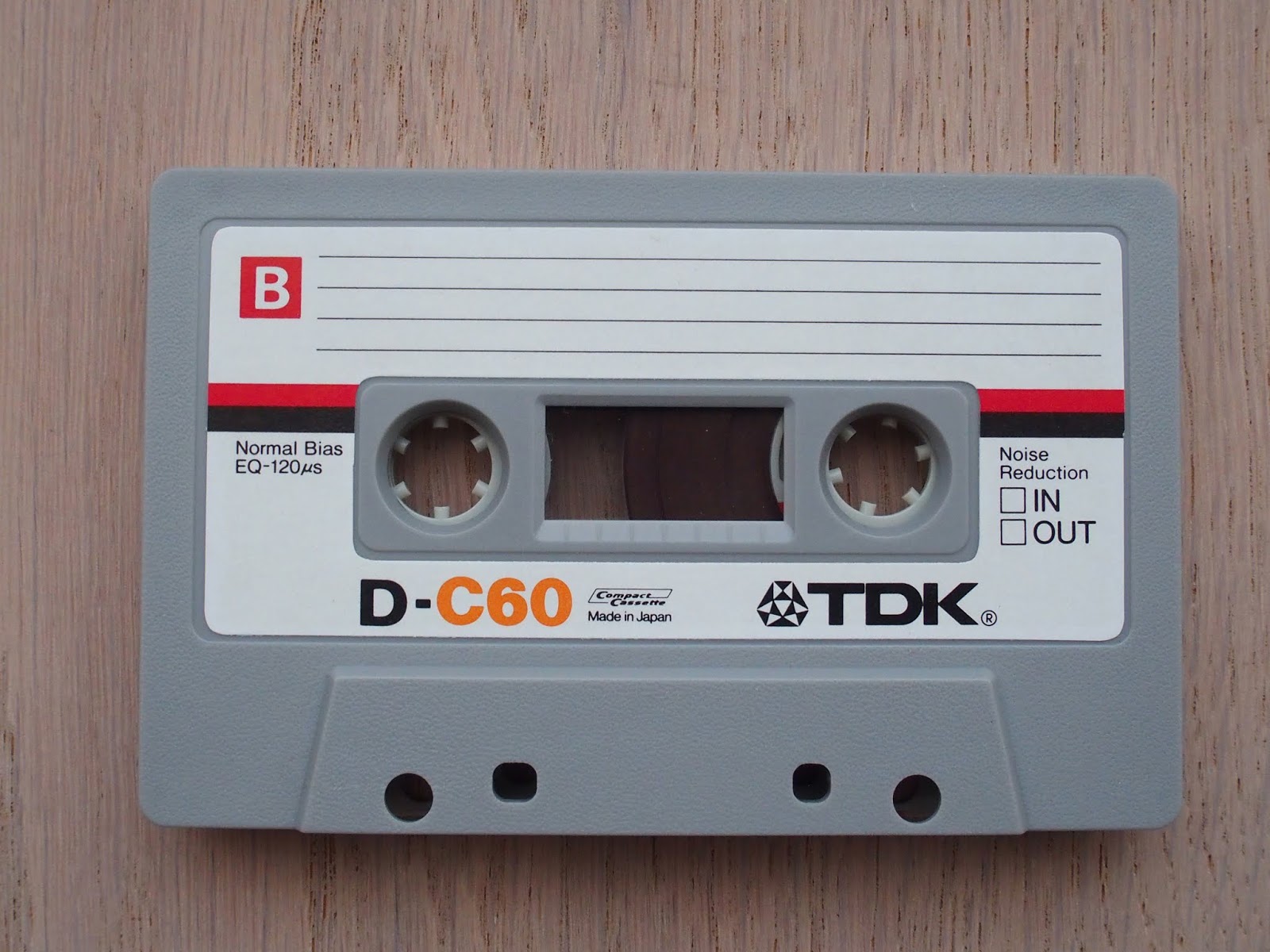 Audiochrome Cassette tape measurements TDK D, A, FE, B