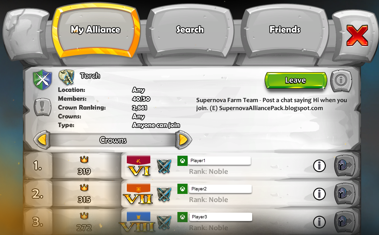 InformationSupernova Alliance Member List