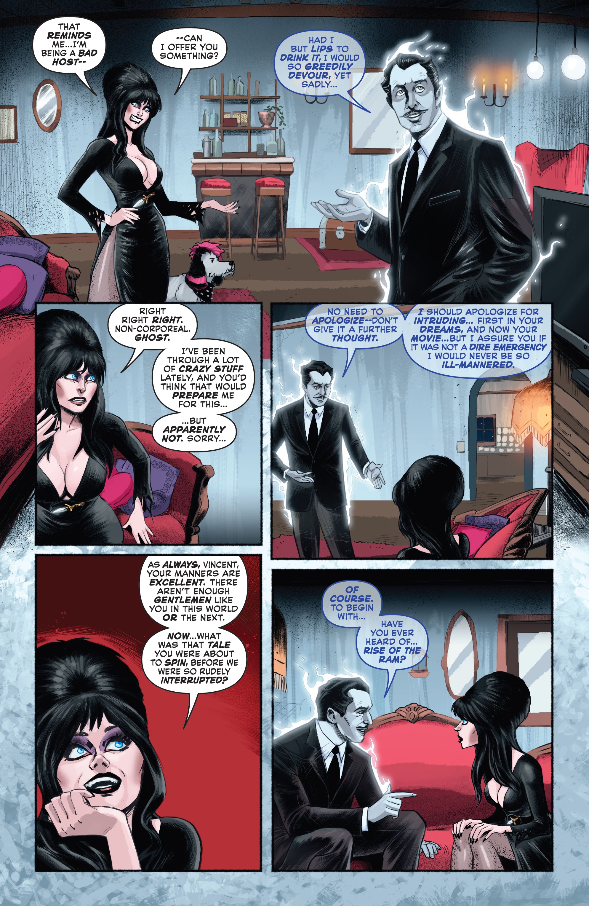 Read online Elvira Meets Vincent Price comic -  Issue #1 - 18