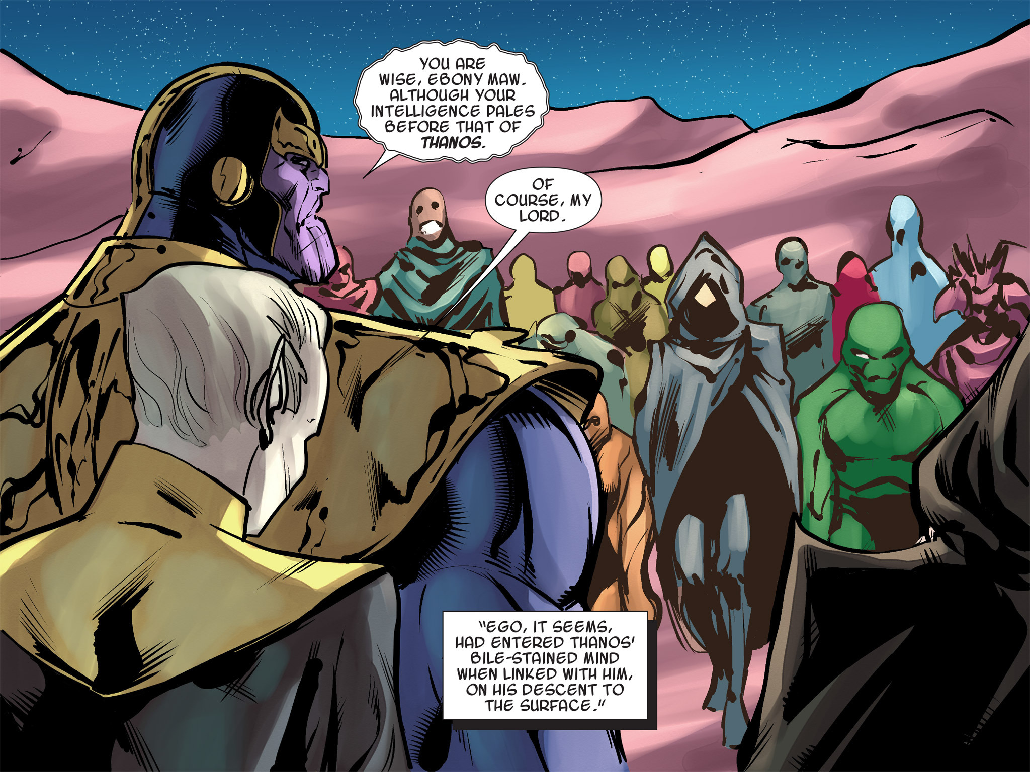 Read online Thanos: A God Up There Listening comic -  Issue # TPB - 293