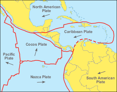 Plaque tectonique guatemala