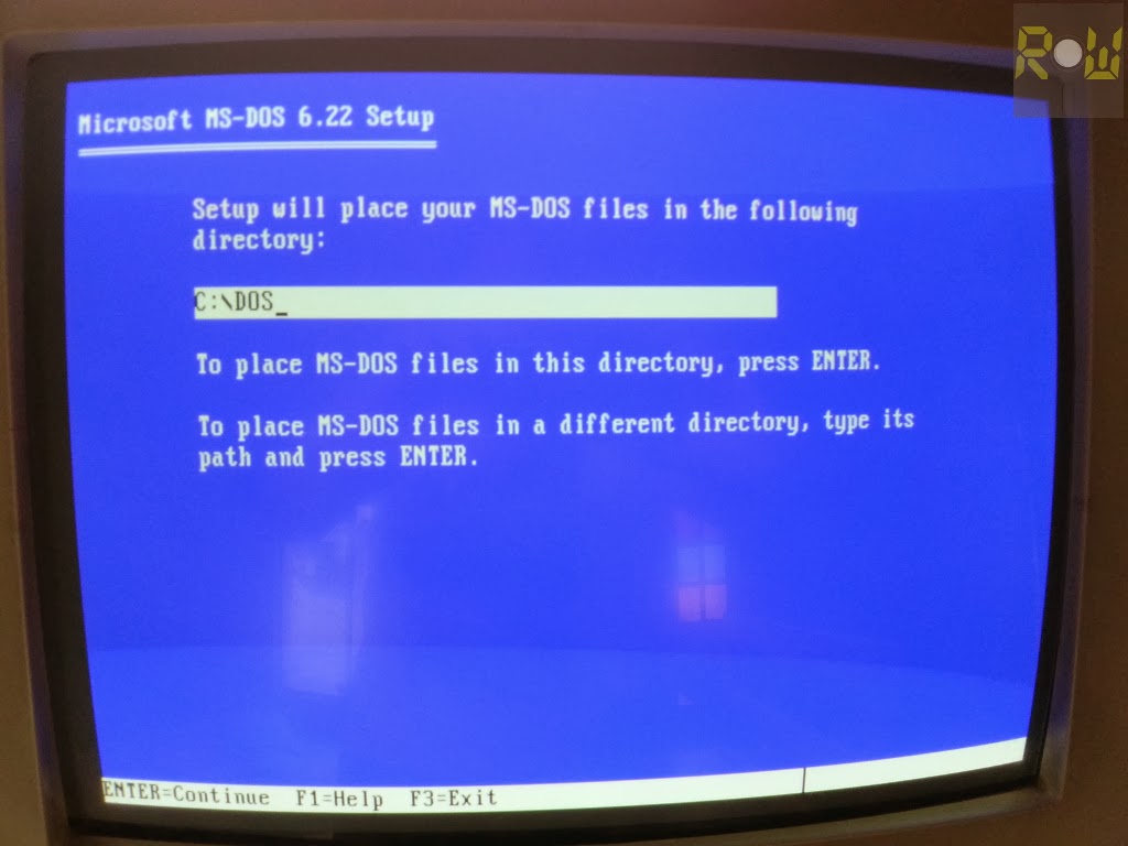 Ressuscitando um antigo 286 (Parte 3 – Instalando o MS-DOS 6.22)