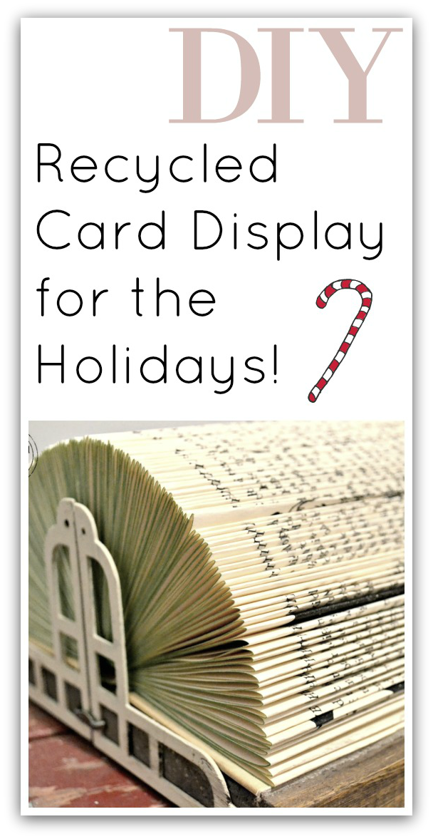 Folded Book Christmas Card Display