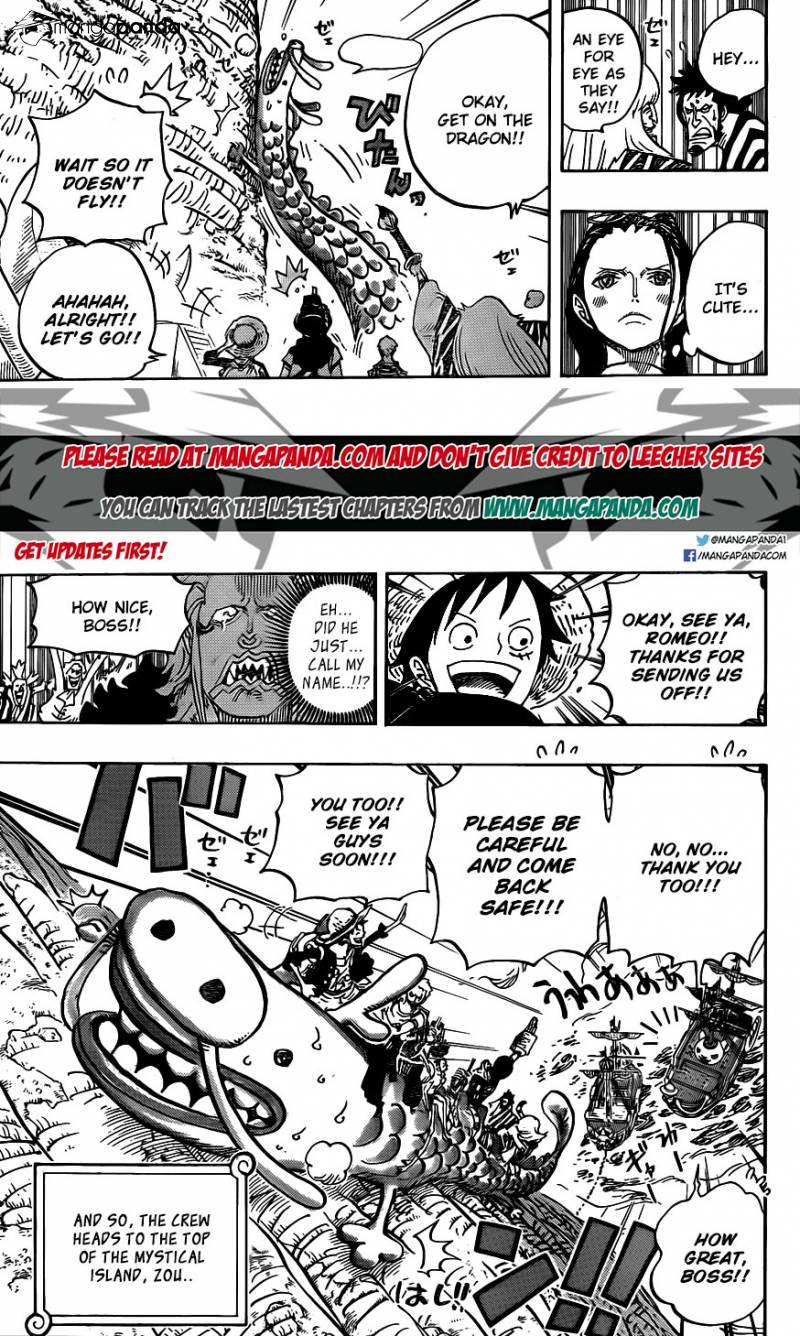 One Piece Ch 803: Climbing the Elephant