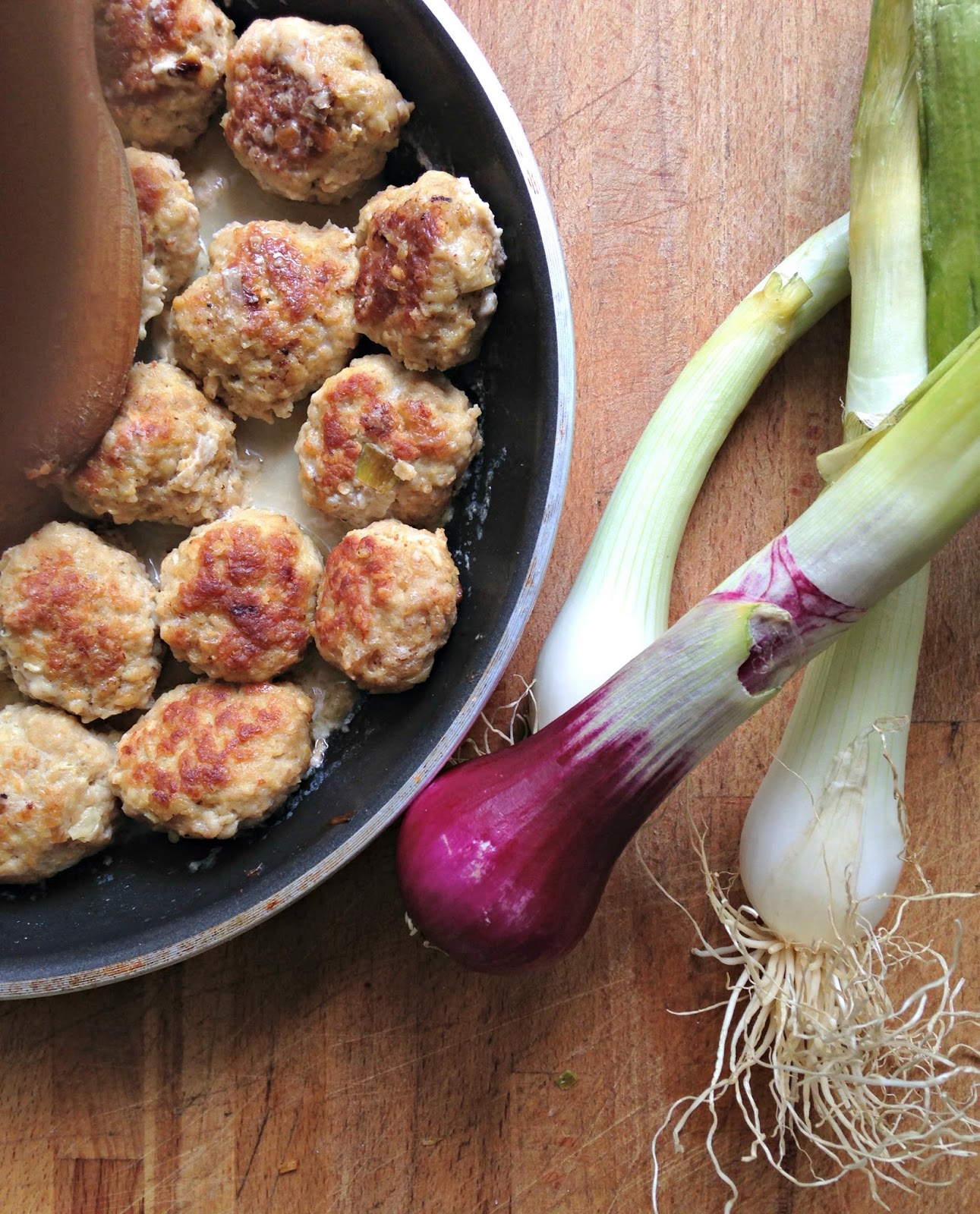 Nuts about food Polpette al latte veal meatballs (made with rolled oats) in milk sauce