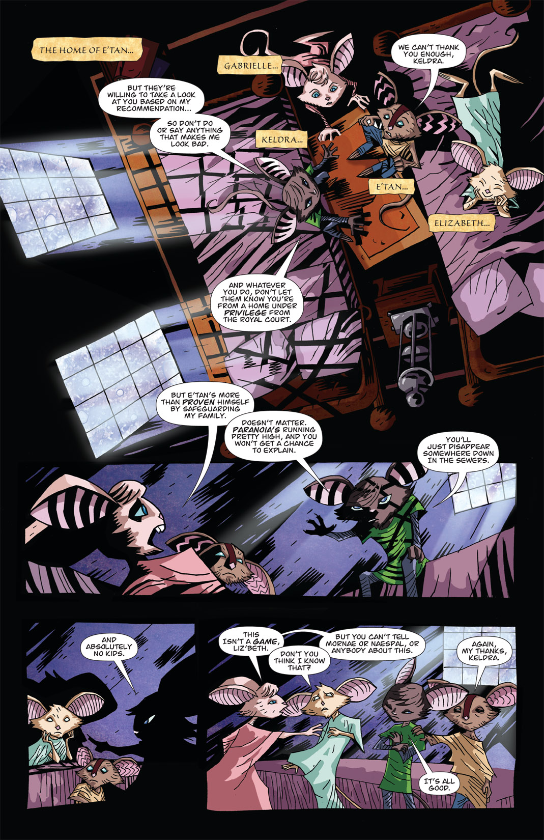 Read online The Mice Templar Volume 3: A Midwinter Night's Dream comic -  Issue #7 - 7