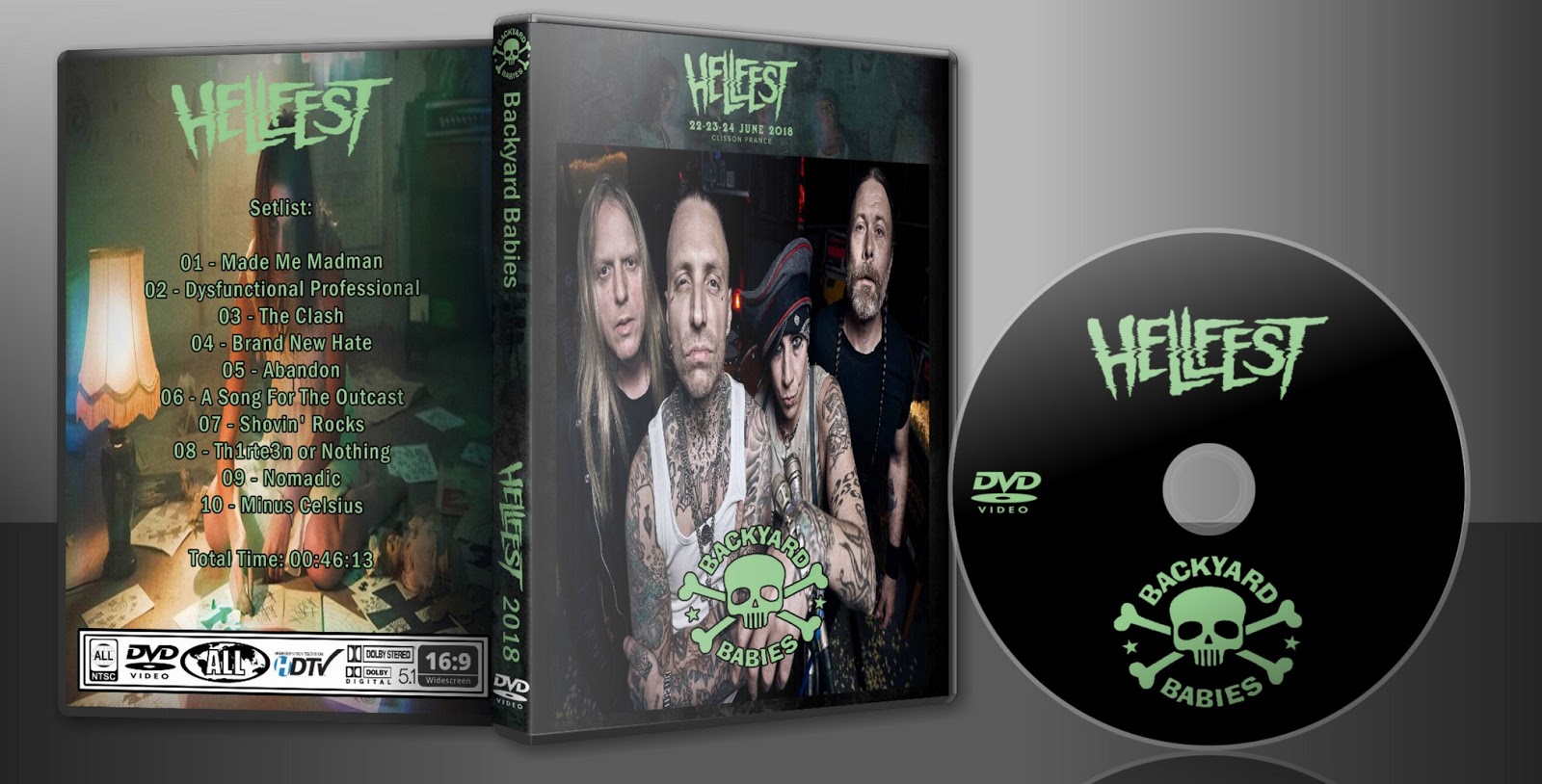 Deer5001rockcocert Backyard Babies 2018 Hellfest Hd