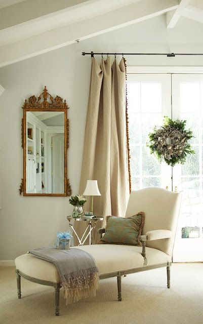 Breathtaking European farmhouse decorated room found on Hello Lovely Studio