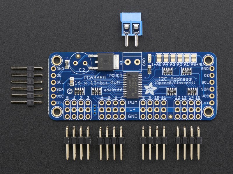 Adafruit PWM driver I2C and SAMD21 Xplained pro M.B Raw